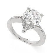 Camilla Pear Cut Solitaire Engagement Ring Setting - Nivetta